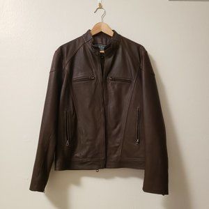 OLD FLORENCE LEATHER FACTORY Jacket in Brown - Handmade in Italy, Men's Size M